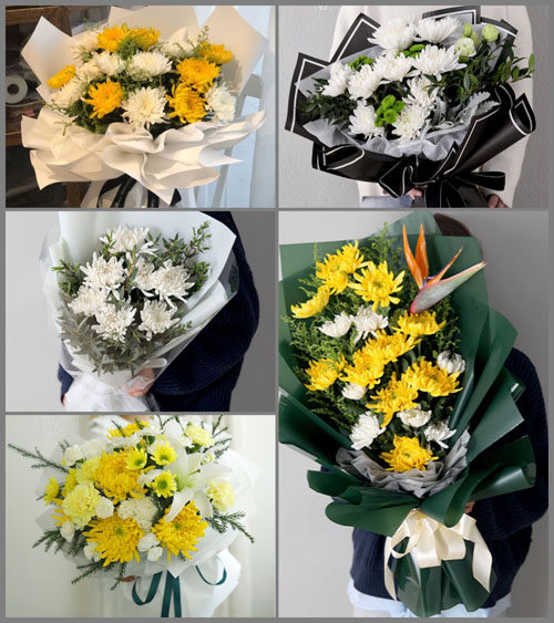 浙江省台州黄岩区平田乡白事花束代送